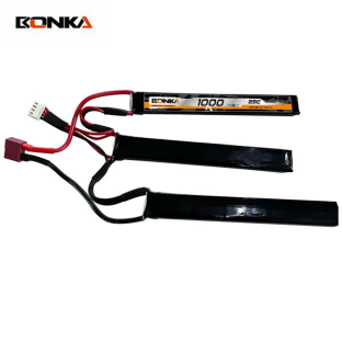 BONKA 1000mAh 25C 3S-3-B Airsoft Gun LiPo Battery